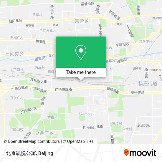 北京凯悦公寓 map