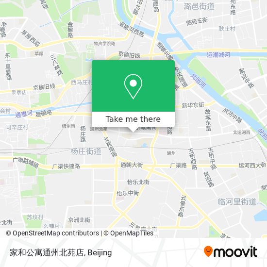 家和公寓通州北苑店 map