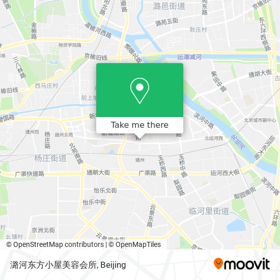 潞河东方小屋美容会所 map