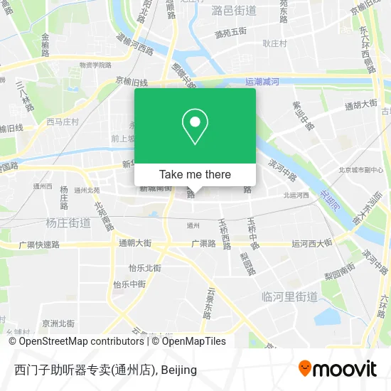 西门子助听器专卖(通州店) map
