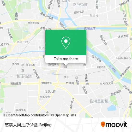 艺满人间足疗保健 map