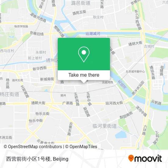 西营前街小区1号楼 map