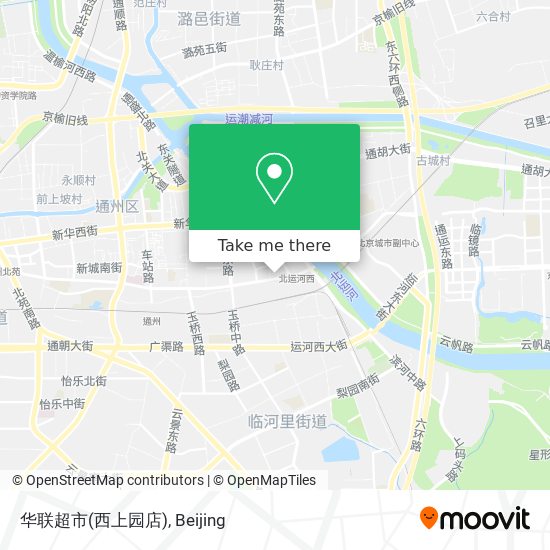 华联超市(西上园店) map