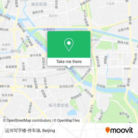 运河写字楼-停车场 map