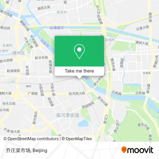 乔庄菜市场 map