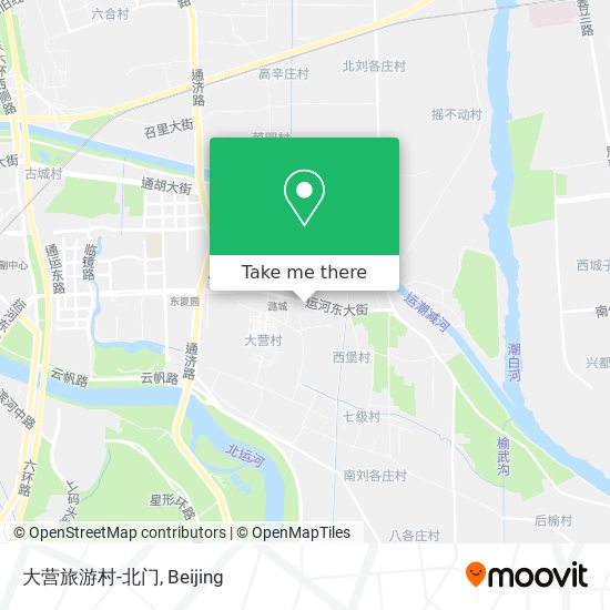 大营旅游村-北门 map