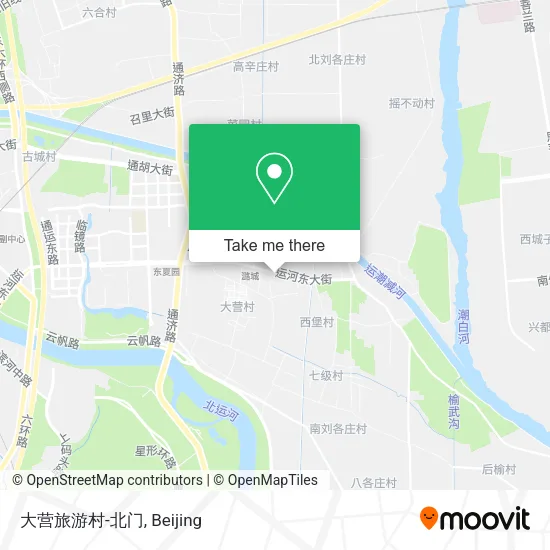 大营旅游村-北门 map