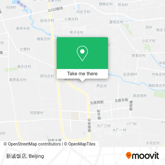 新诚饭店 map