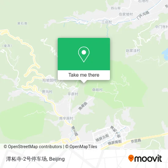 潭柘寺-2号停车场 map