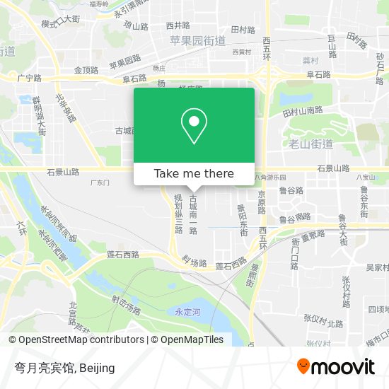 弯月亮宾馆 map