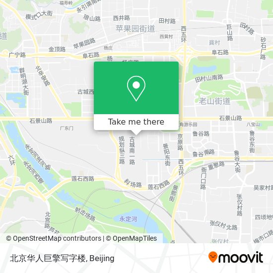 北京华人巨擎写字楼 map