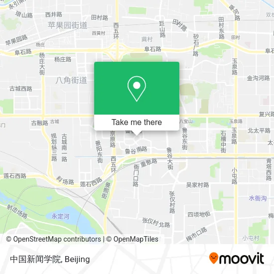 中国新闻学院 map