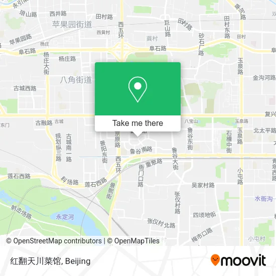 红翻天川菜馆 map