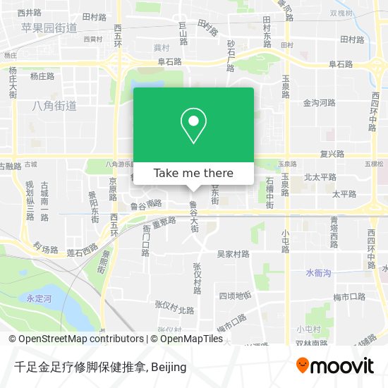 千足金足疗修脚保健推拿 map