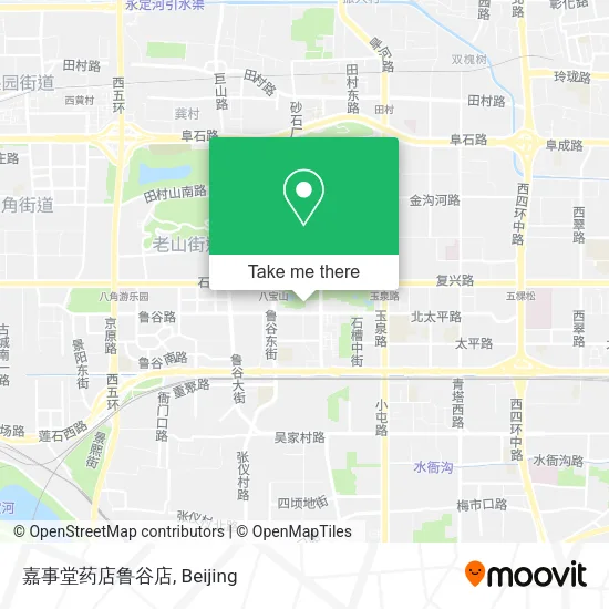 嘉事堂药店鲁谷店 map