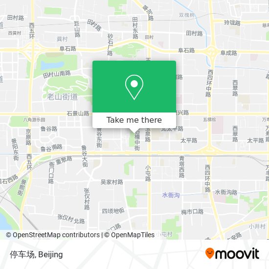 停车场 map