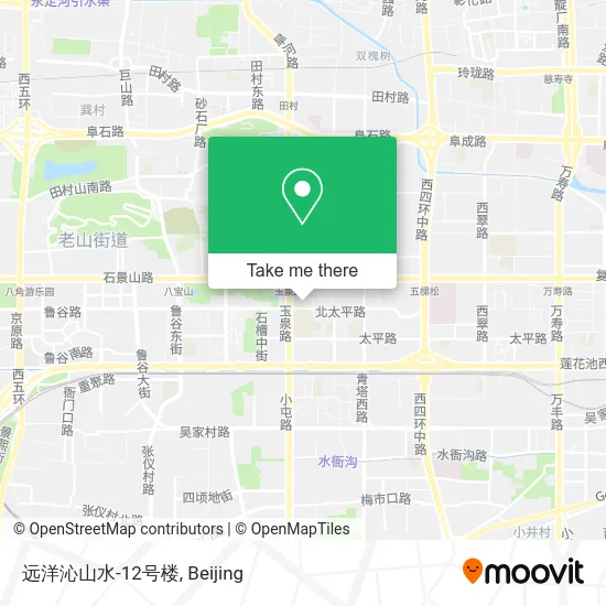 远洋沁山水-12号楼 map