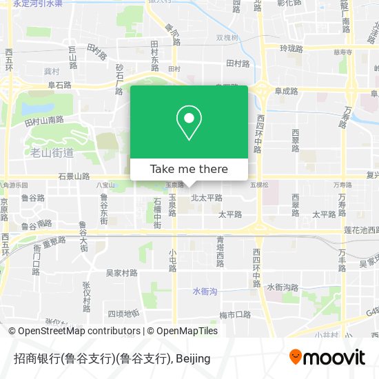 招商银行(鲁谷支行)(鲁谷支行) map