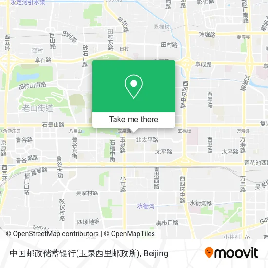 中国邮政储蓄银行(玉泉西里邮政所) map