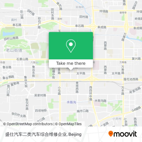 盛仕汽车二类汽车综合维修企业 map