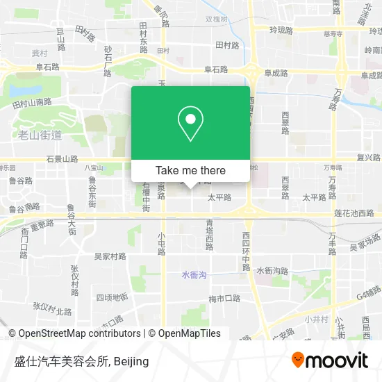 盛仕汽车美容会所 map