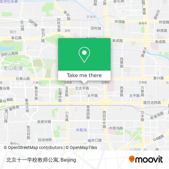 北京十一学校教师公寓 map