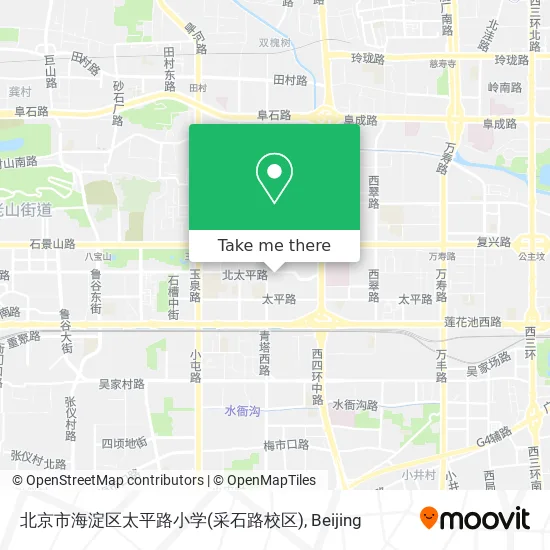 北京市海淀区太平路小学(采石路校区) map