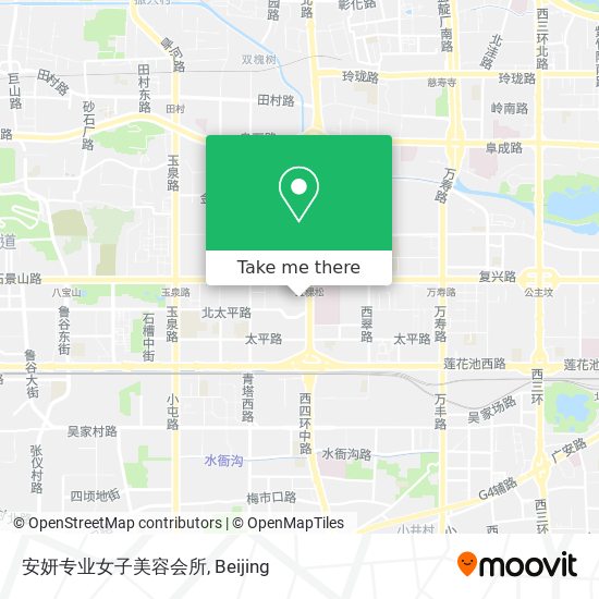 安妍专业女子美容会所 map