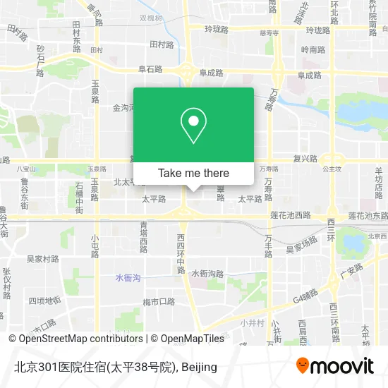 北京301医院住宿(太平38号院) map