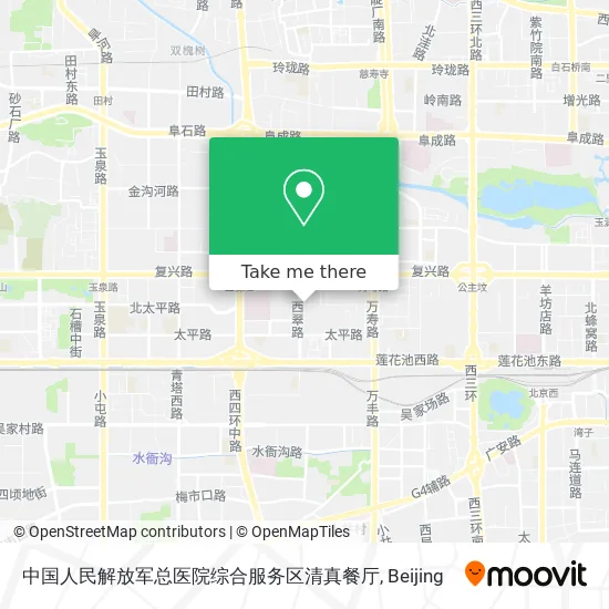 中国人民解放军总医院综合服务区清真餐厅 map