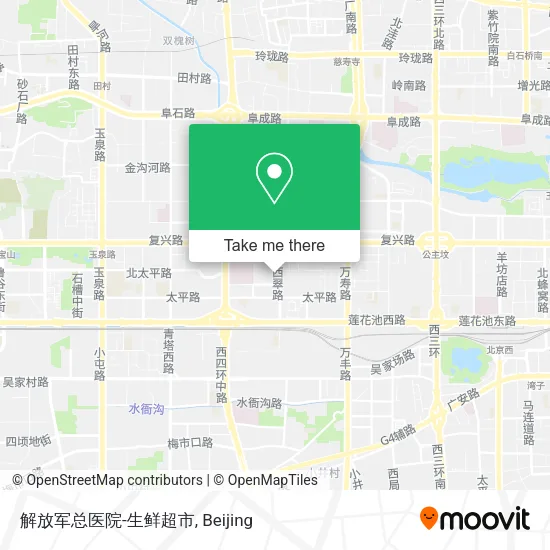 解放军总医院-生鲜超市 map