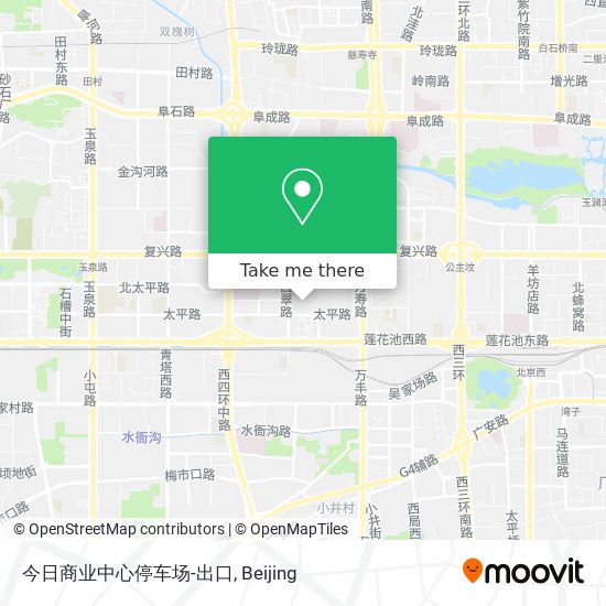 今日商业中心停车场-出口 map