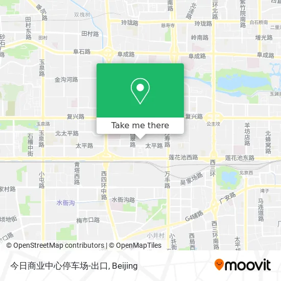 今日商业中心停车场-出口 map