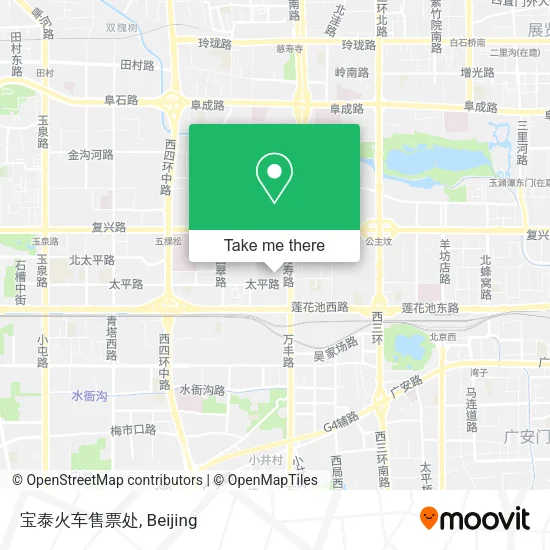 宝泰火车售票处 map