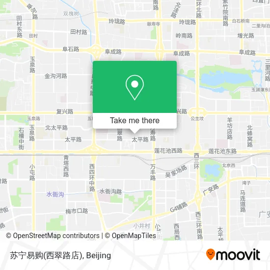 苏宁易购(西翠路店) map