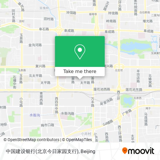 中国建设银行(北京今日家园支行) map