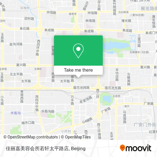 佳丽嘉美容会所若轩太平路店 map