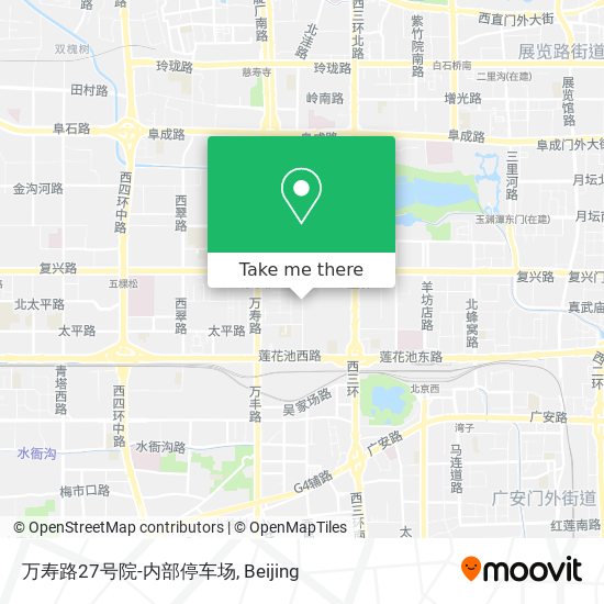 万寿路27号院-内部停车场 map