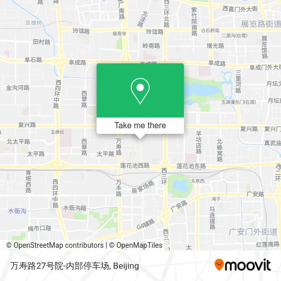 万寿路27号院-内部停车场 map
