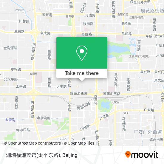 湘瑞福湘菜馆(太平东路) map