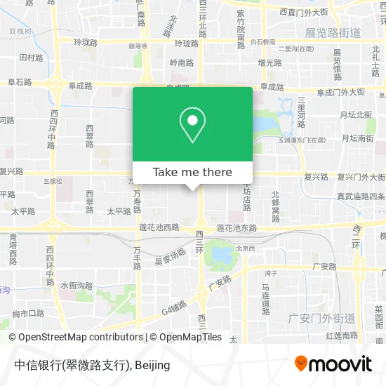 中信银行(翠微路支行) map