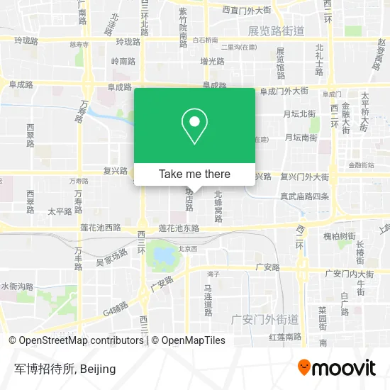 军博招待所 map