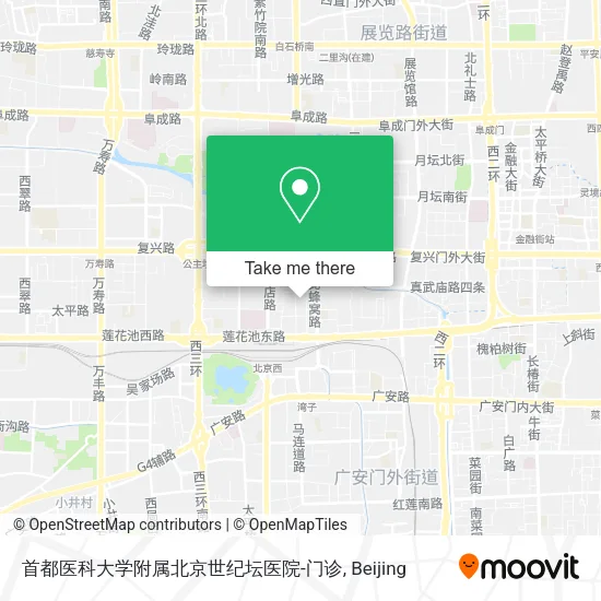 首都医科大学附属北京世纪坛医院-门诊 map