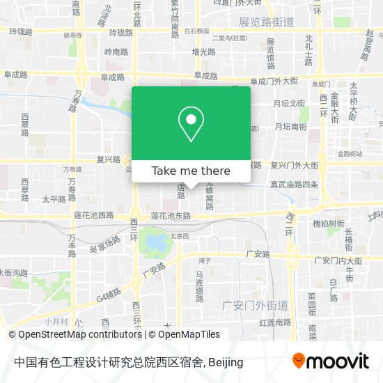 中国有色工程设计研究总院西区宿舍 map