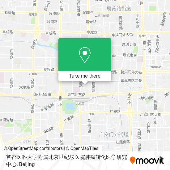 首都医科大学附属北京世纪坛医院肿瘤转化医学研究中心 map