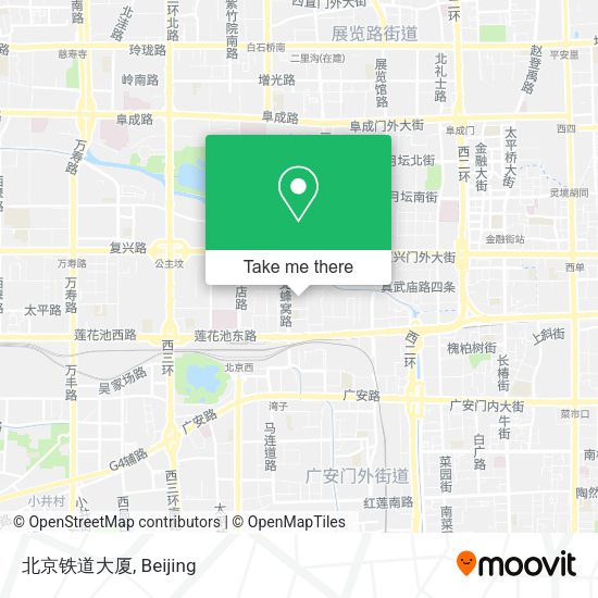 北京铁道大厦 map