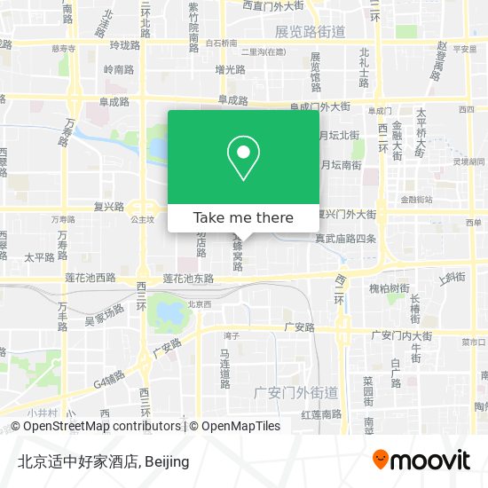 北京适中好家酒店 map