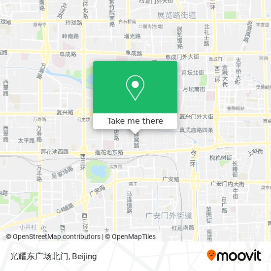 光耀东广场北门 map