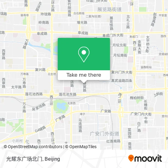 光耀东广场北门 map