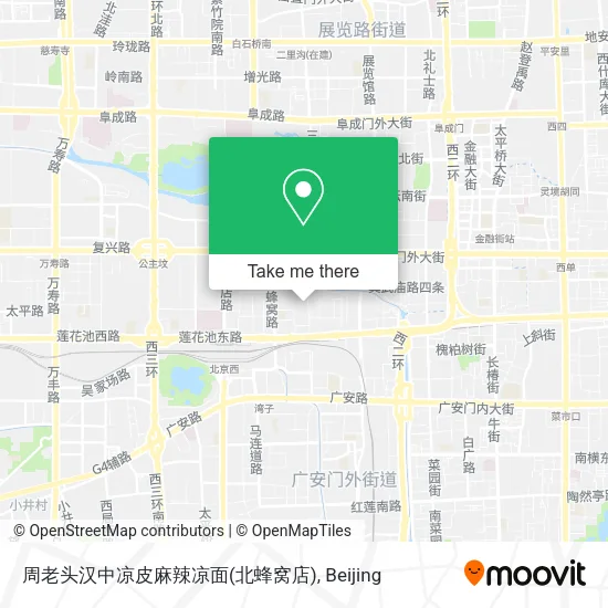 周老头汉中凉皮麻辣凉面(北蜂窝店) map